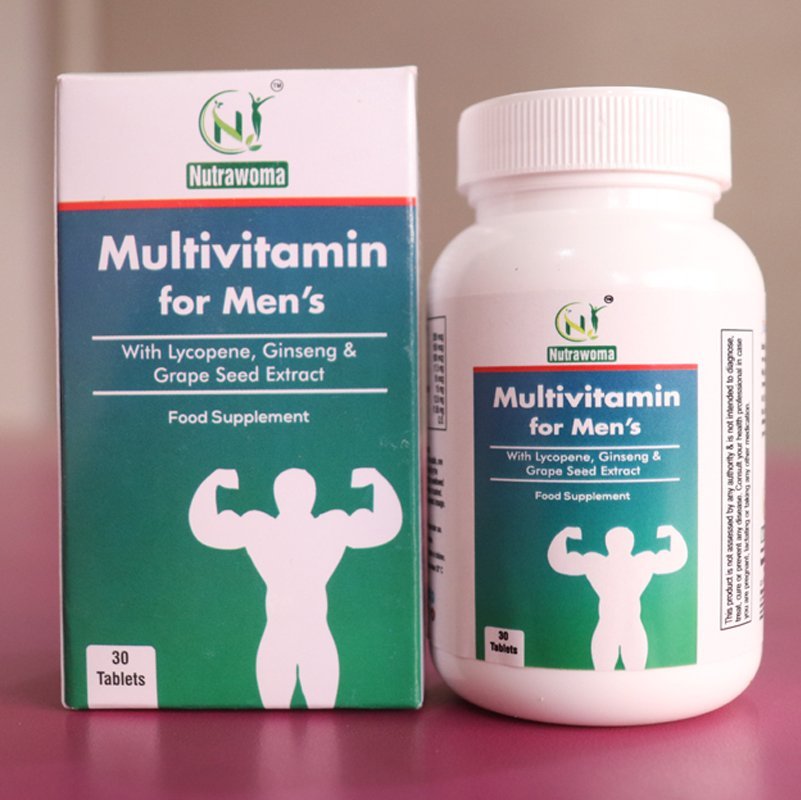NUTRAWOMA Multivitamin tablets for Men's With Grape Seed Extract Supplement for Immunity (30 Tablets) - Image 3