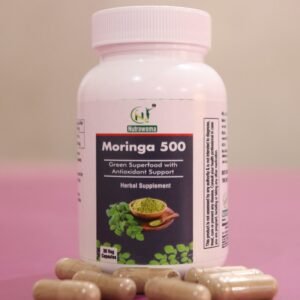 NUTRAWOMA Moringa Capsule, 100% Natural with Vitamins | Supports PCOS, Hormonal Balance  (30 Capsules)