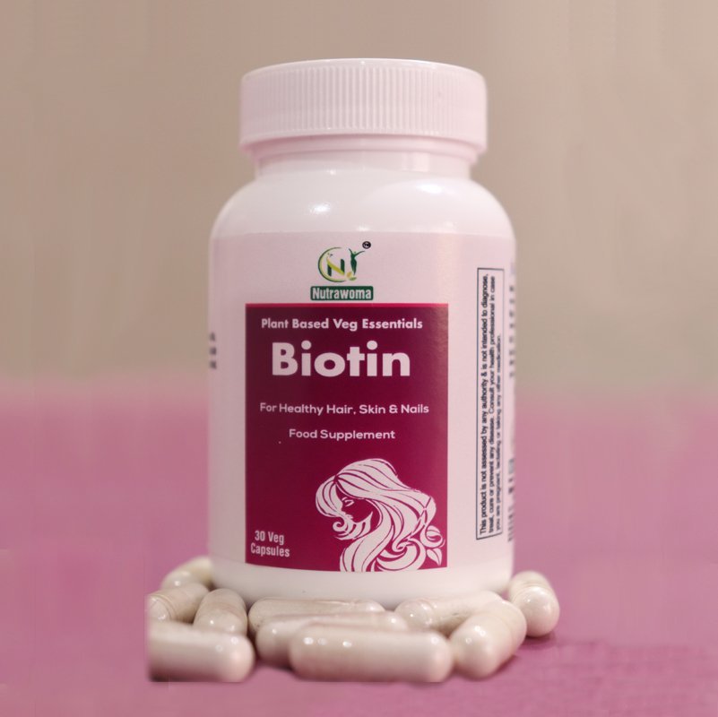Nutrawoma Biotin Capsules 2500mcg for Hair Skin and Nails