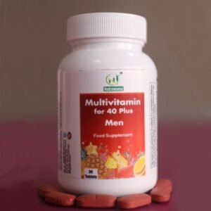 Nutrawoma Men 40+ Multivitamin Tablets with Iron, Calcium, Zinc and Vitamin D3 for Immunity, Bone and Muscle Support