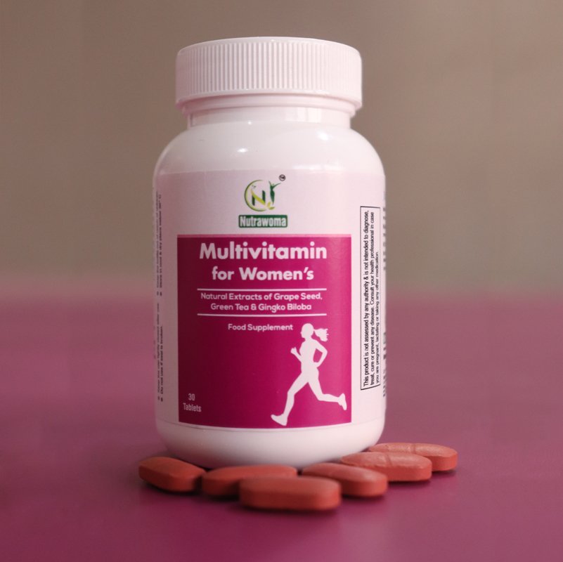 Nutrawoma Women's Multivitamin Capsules with Biotin and Vitamin C
